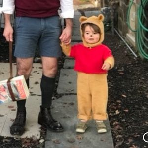 Custom Toddler Winnie The Pooh costume 2-3T
